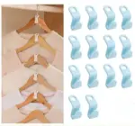 Space-Saving Clothes Hanger Connector Hooks