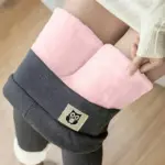 Fleece Lined Leggings Women Winter