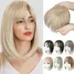 Natural Hair Toppers With Bangs For Women Adding Hair Volume Topper