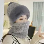 Women's Windproof Scarf Hat