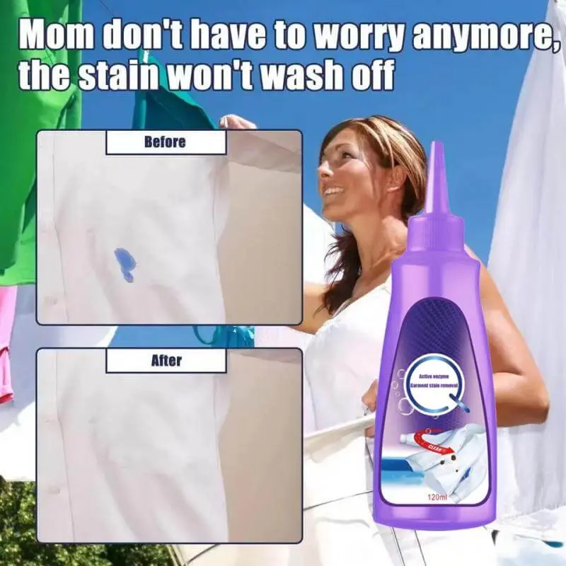 Stain remover in use