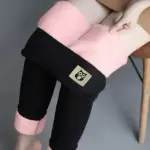 Fleece Lined Leggings Women Winter