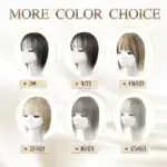 Natural Hair Toppers With Bangs For Women Adding Hair Volume Topper