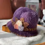 Women's Flowers Knitted Woolen Hat