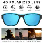 Men’s/Women’s Outdoor Sports Sunglasses with Anti-glare Polarized Lens